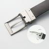 Men's Belt Rotatable Pin Buckle Cowhide Belt Versatile Young and Middle Aged Trousers