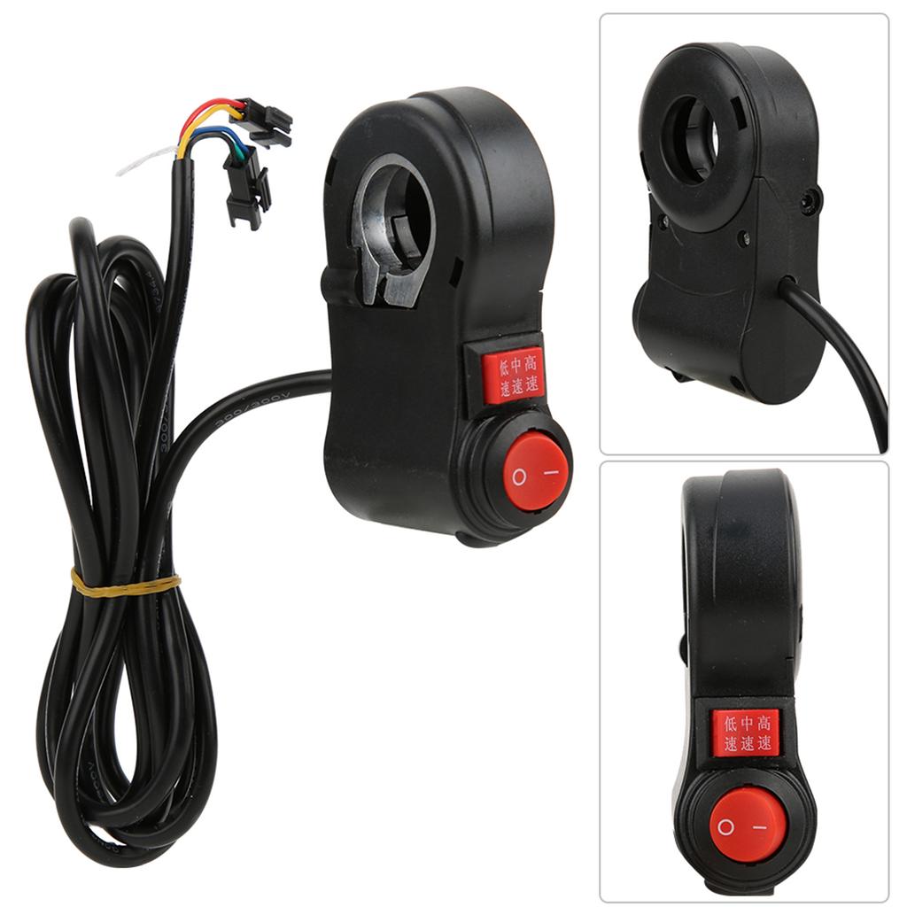 5pcs Handlebar Switch OnOff Push Button 3 Speed Position Accessory for Electric Bike