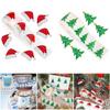 500pcs/roll Laser Type Reflective Labels Snowman Snowflake Stickers Self-Adhesive Decals  Envelope