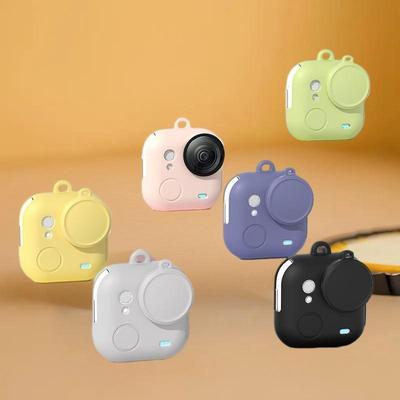 2025 Ultra-Light Silicone Case for Insta360 GO - Full-Body Anti-Drop Protection with Thumb Grip, Wearable Design