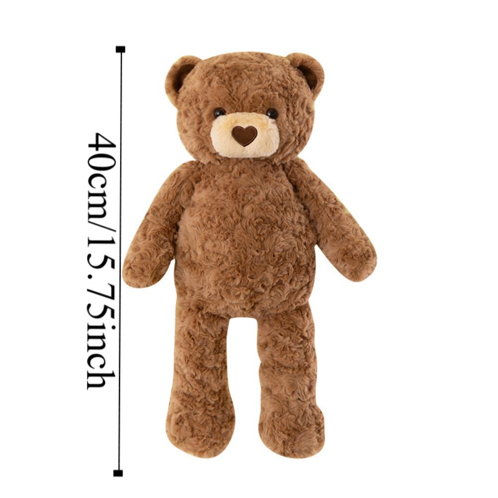 Heart Plush Bear Doll Stuffed Stuffed Animal Pillow Sleep Pillow Bear Plush Toy Sofa Decoration