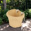 Wasserdichter handgeflochtener Frontkorb in Rattan-Optik für Fahrräder und Roller