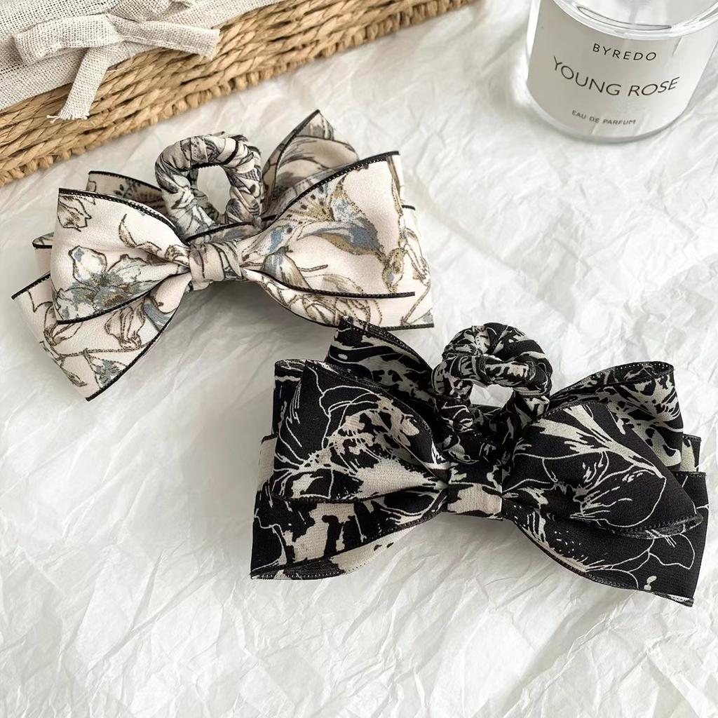 1pc Ink Fairy Style Large Butterfly Knot Hair Clip Women's New Chinese Style Headwear Hair Clip