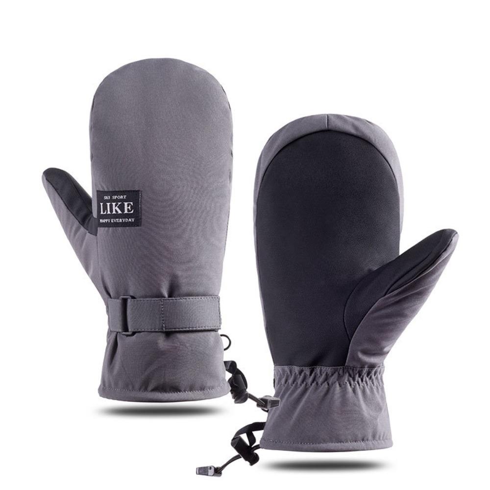 Outdoor Use Riding Skiing Gloves Biking Thickened Gloves Cold Proof Snowmobile Warmer Mittens Hand Warmer Thermal Thick Snow Gloves