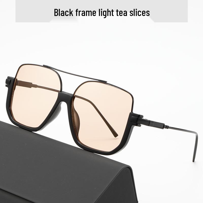 Versatile UV Protection Round Face-Slimming Street Style Sunglasses