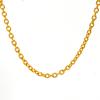 New titanium steel simple light luxury sweater chain new gold necklace stacked with cold