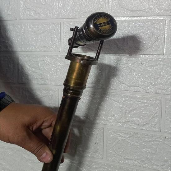 

Отделка трости с телескопической ручкой Латунный стержень Латунная трость-телескоп для мужчин Коллекционеров