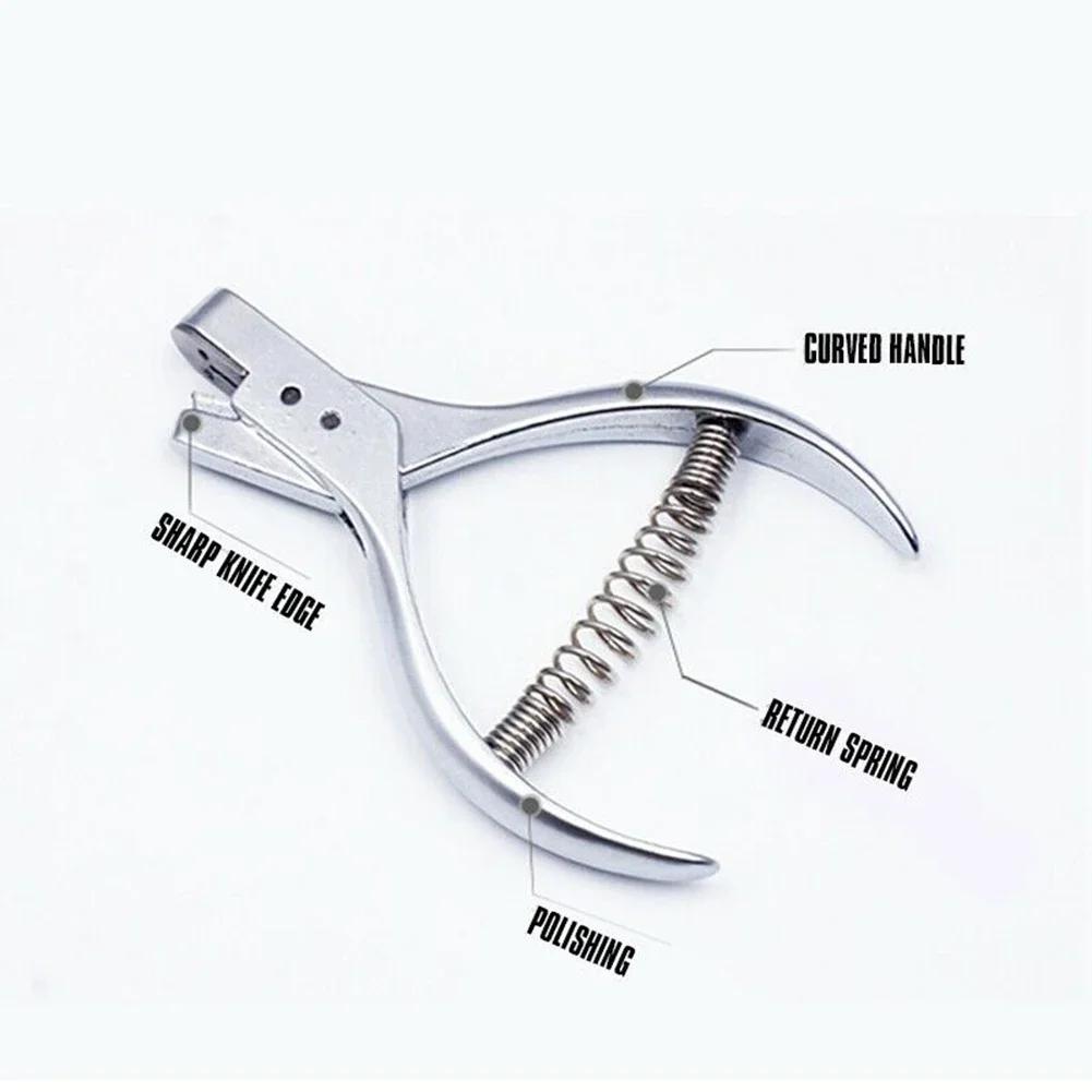 Hole Puncher Punching Pliers DIY Metal Steel Pattern Hole Notcher Sewing Pliers Notch Punch Tailor Designer Hand Tools