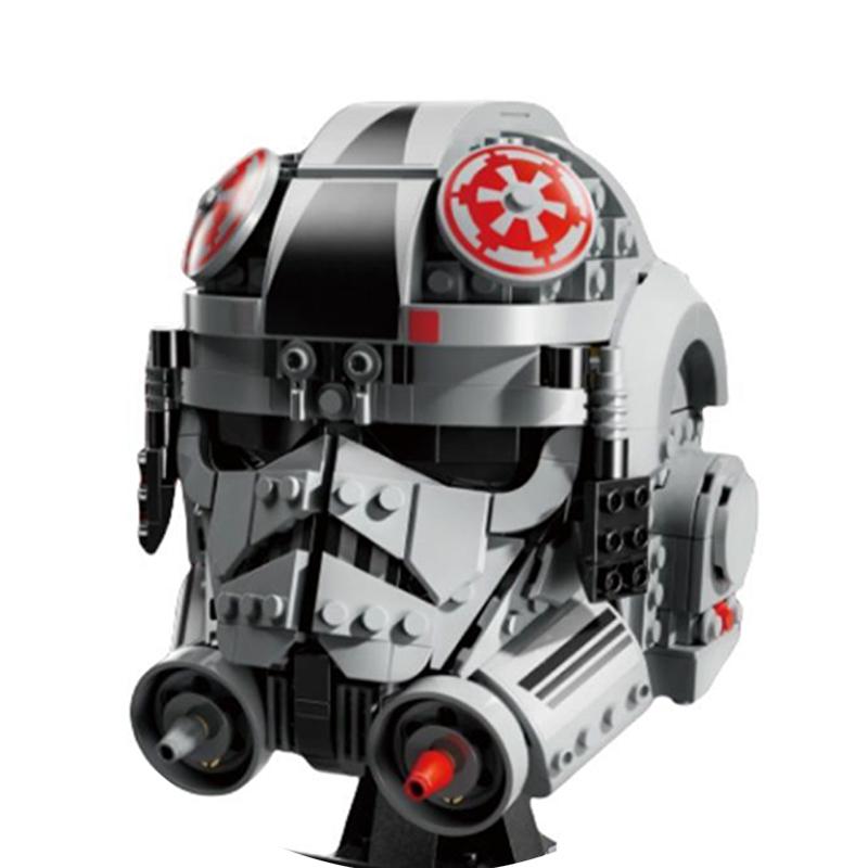 Non-Toxic Space Battle Fighter Pilot Helmet Building Blocks Desk Decoration Bobas Leias Jangos Kylos Fetts Rens Bricks Gift Party Favors