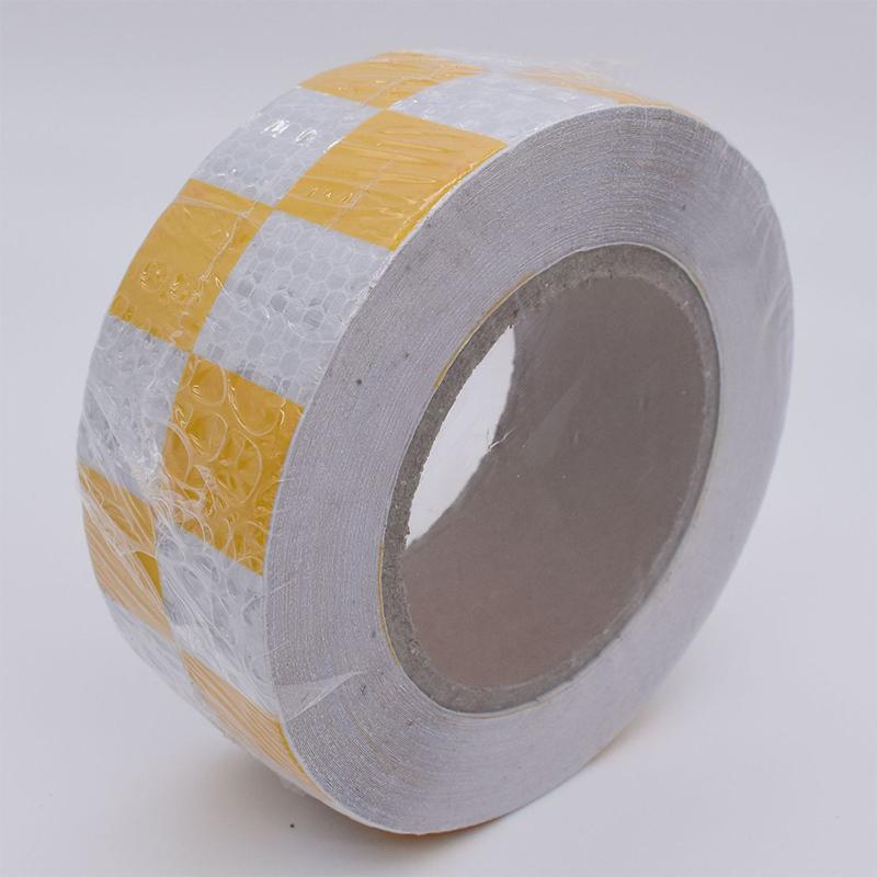 1 Roll Shining Reflective Safety Warning Tape Self Adhesive Twill Printing Reflective Tape For Car