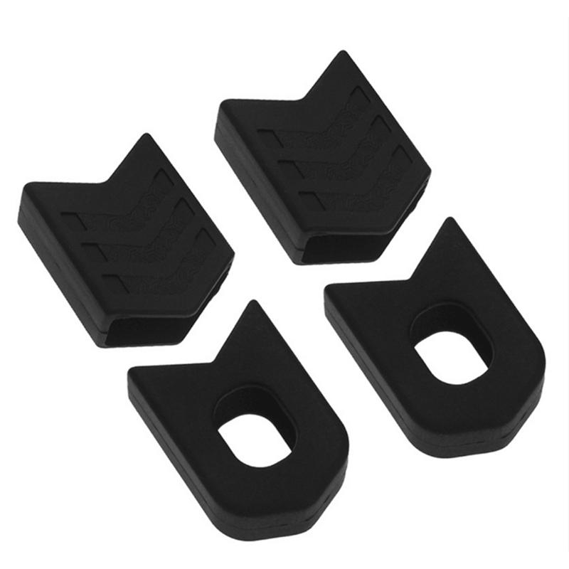 Bike Crank Protector Silicone Crankset Sleeve Protector Non-slip MTB Road Bike Crank Arm Protective Cover Bicycle Accessories