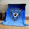 S.C. Bastia Wappen Decke für alle Jahreszeiten Decke Mittagspause Überwurf Geschenk