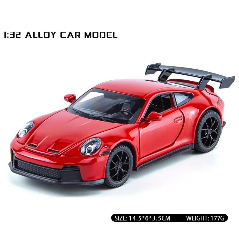 1:32 911 Racing Model Supercar Car Toy Boy Fast and Furious Alloy Diecast Vehicle Metal Kid Gift  One Piece Collection Ornament