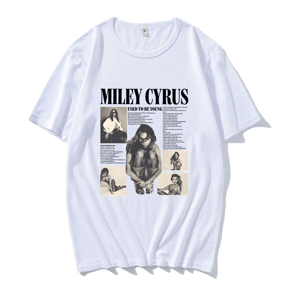 Singer Miley Cyrus Tshirt Cotton Comfortable High Quality Teeshirt Short Sleeve Women Unisex Tshirts Summer Ropa Mujer Clothing