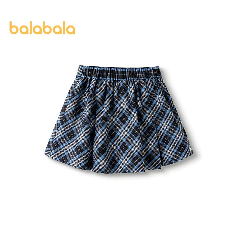 Клетчатая плиссированная юбка для девочек Balabala 130