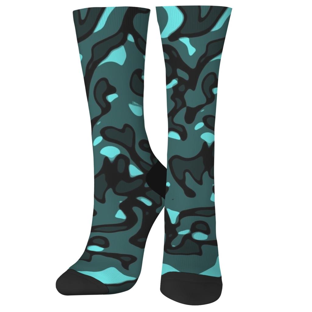 Abstract Street Graffiti Pattern Unisex Soft Skin-friendly Breathable Stretch Harajuku Style Daily Socks Hip Hop Trend Gift