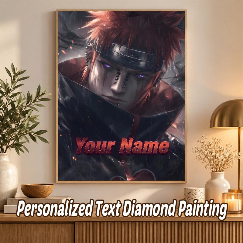 Pain Naruto Custom Name Diamond Painting Personalized 5D Full Drill DIY Diamond Art Home Decor