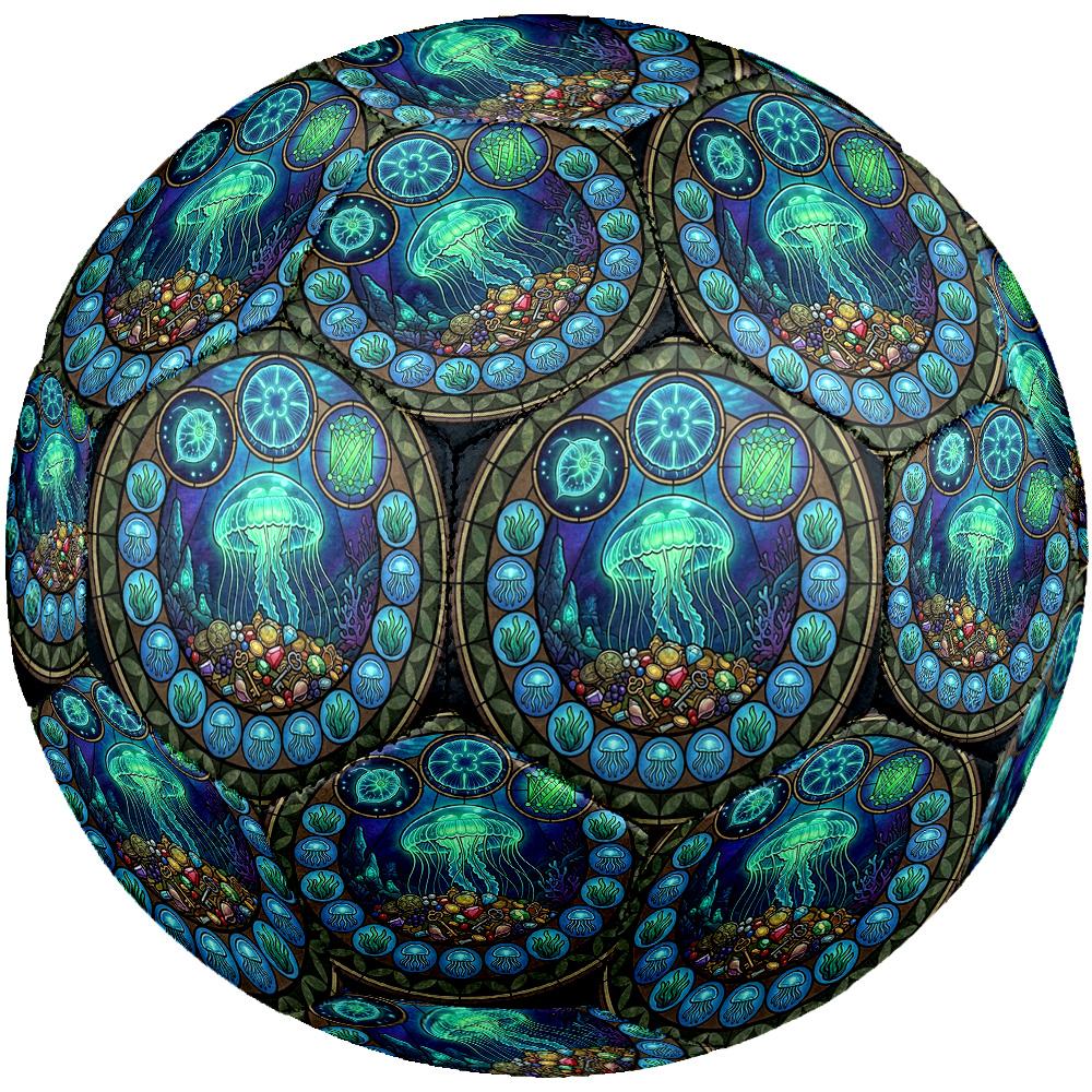 Oceanic Treasures Round Football Size 5 Adult Ball Suitable for Training Matches and Outdoor Team.