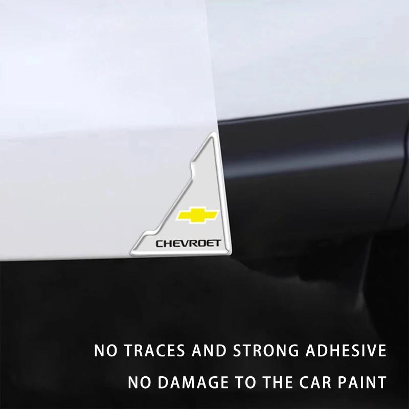 Car Door Corner Protection Decals Stickers Styling For Chevrolet Silverado Impala Malibu Equinox Cruze Camaro Car Accessories JY1