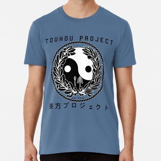 Touhou Project Печать Колледжа Черный Формат 2 Размер от S до 5XL Сделано в США Футболка Унисекс Футболка XXXXL