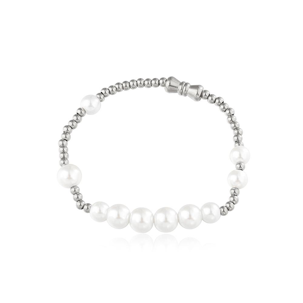 

Модный браслет Wang Yibo в стиле хип-хоп из титановой стали и жемчуга – Унисекс модный аксессуар