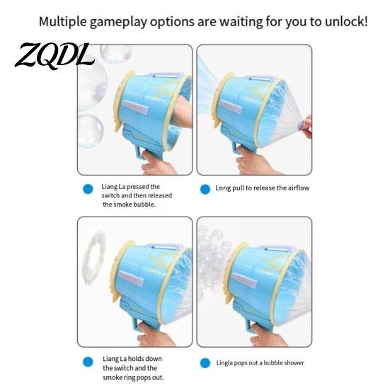 Portable Bubble Blower for Beach Automatic Smoke Machine, Handheld Air Cannon Blower, Rechargeable Maker Weddings Toy Kids Outdoor Party Games