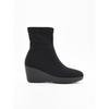 Wedge laars voor dames Bro3 , kleur zwart 104925