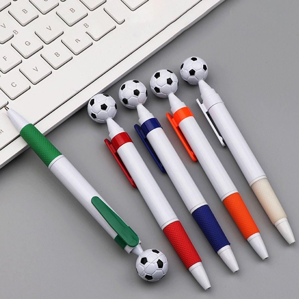 5 Pcs/Bag Creative Football Ballpoint Pen Multi-use Signature Pens Writing Pens  Office Supplies