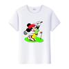Kawaii Summer Short Sleeve t-shirt Cartoon Tshirt Female Top Loose Tee Mickey Mouse Graphic Clothes Gift Unisex