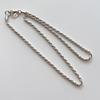 Melliv Silver Simple Rope Chain Necklace_mvn14