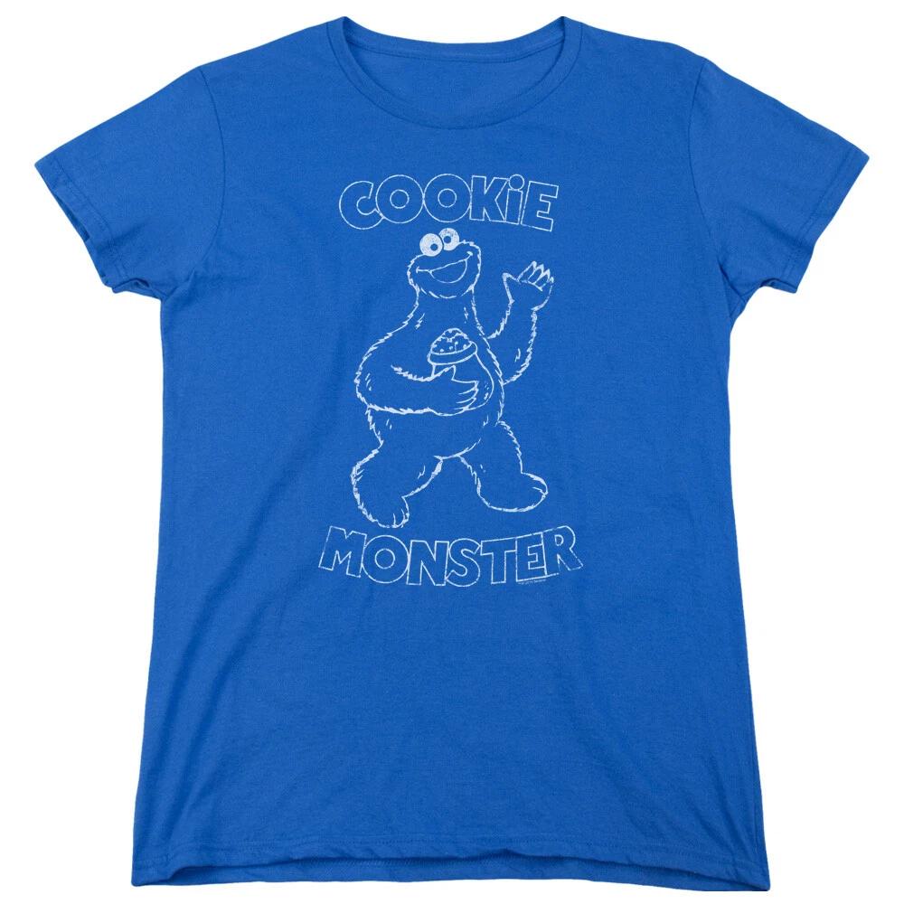 Sesame Street  Simple Cookie  Women s T-Shirt S