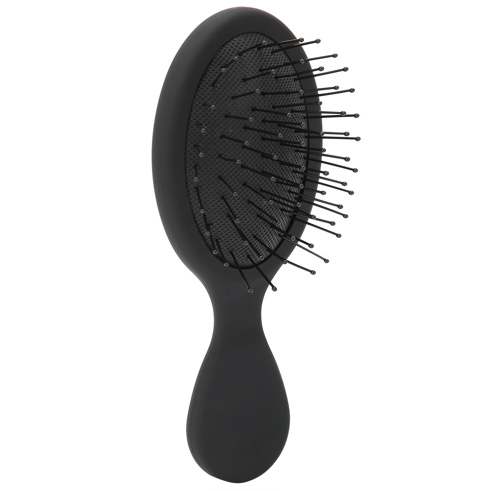 

Air Cushion Paddle Hairbrush Portable Hair Straightening Brush Comb Hair Styling ToolCameo Brown чёрный