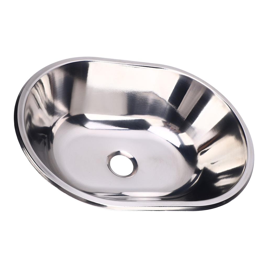 RV Bar Sink 14.72x10.79x3.94 Inch Flush Mounted Stainless Steel Kitchen Sink with 40mm Drain Hole for Boat Motorhome