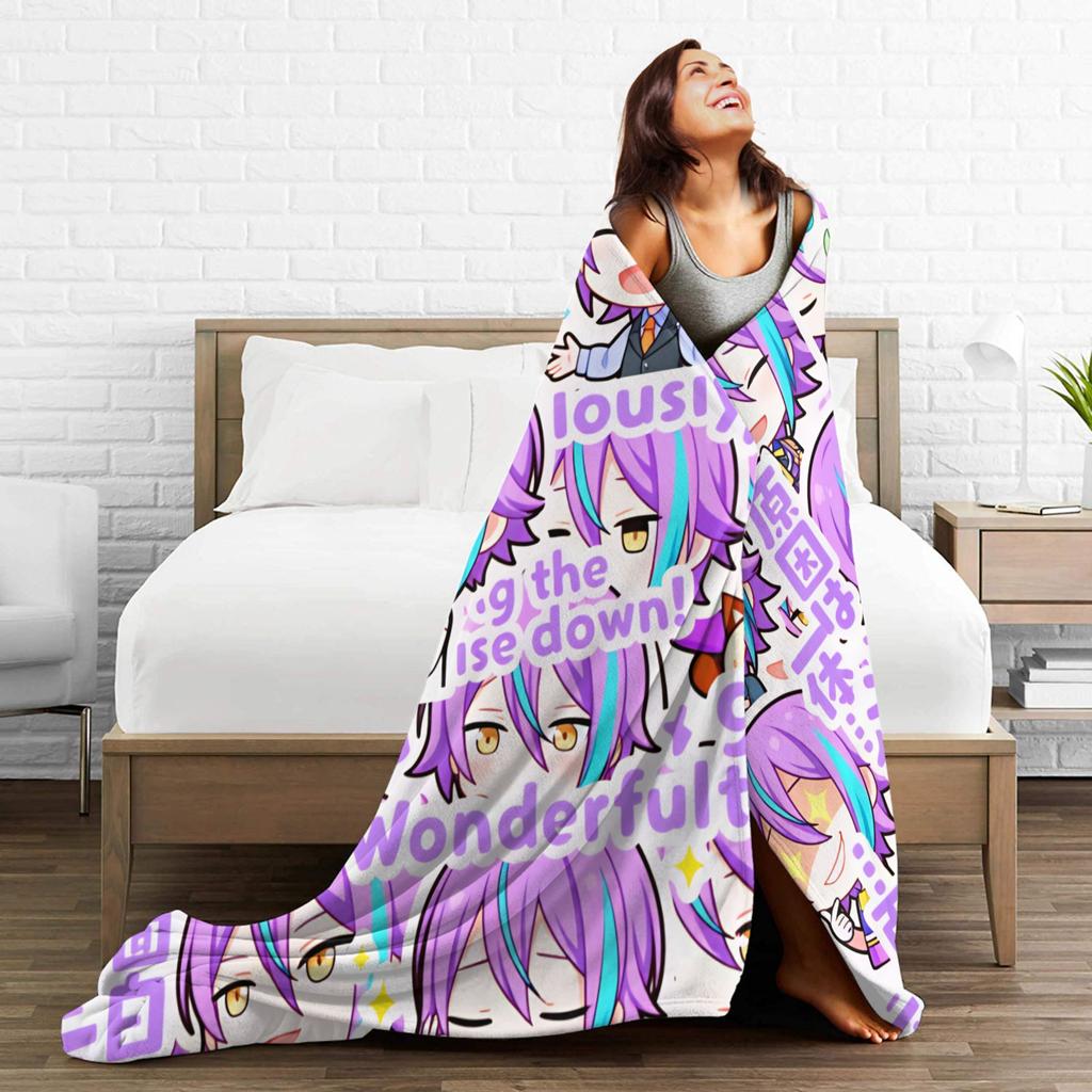 Kamishiro Rui Flannel Blanket Soft Durable Bedding Throws for Bedroom Picnic Comfortable Bedspread Sofa Bed Cover