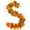 Harvest Wreath With Pumpkins Berries Vine Circle Halloween Thanksgiving Door Decor