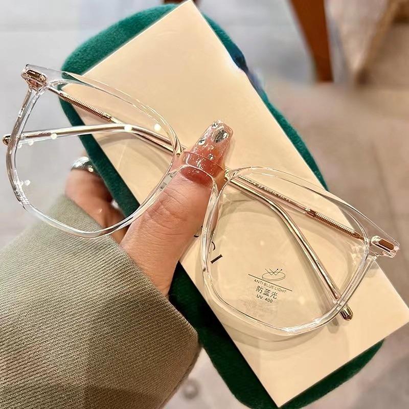 *Ready Stock* Anti Blue Light Blocking Glasses Clear Anti Radiation Glasses Replaceable Lens for Women/Men