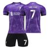 2023-24 Liverpool 2. venkovní tréninkový fialový dres Fotbalové dresy