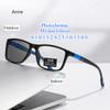 Anti-skli Intelligent fargeendring briller Tofarge nærsynsbriller for kvinner Nye ultralette fotokromatiske nærsynthetsbriller
