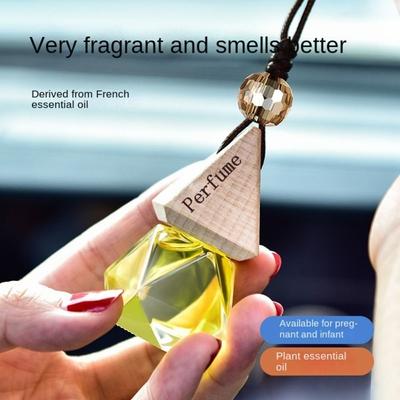 Colgante de Perfume duradero para coche, adorno de Perfume Interior para vehículo, colgante difusor de fragancia de regalo