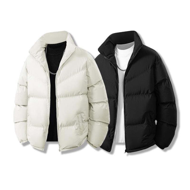 Men's Winter Stand Collar Thick Cotton Jacket - 2025 Fashionable, Warm, Casual Trendy Coat
