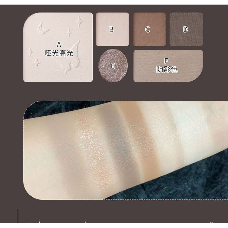 Biya - Dark Night Lidschattenpalette Schmetterling - 4 Typen