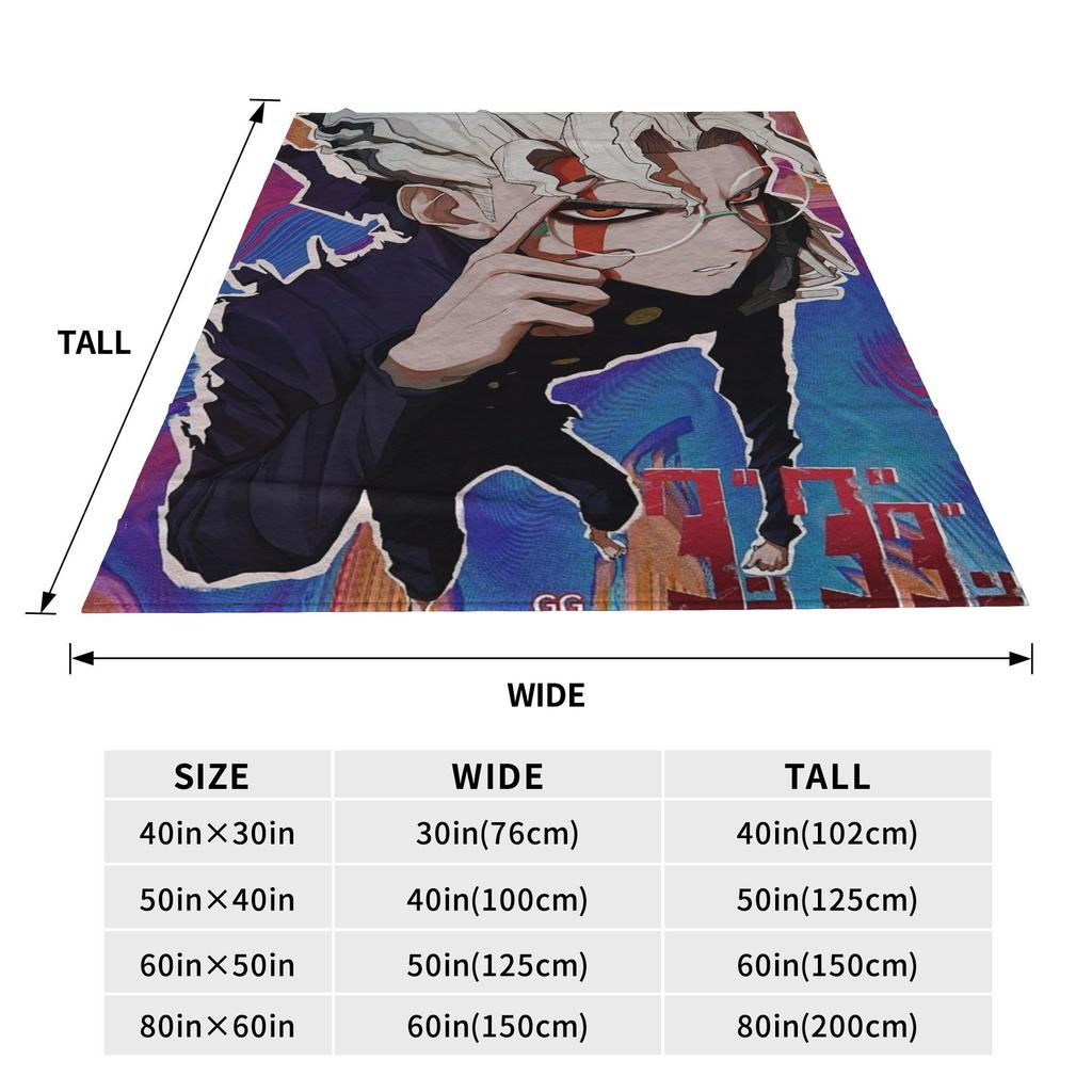 Cartoon Manga Dandadan Action Comedy Creative Blanket Fleece Sofa Throw Blanket for Couch Bedding Travel Throws Bedspread Quilt