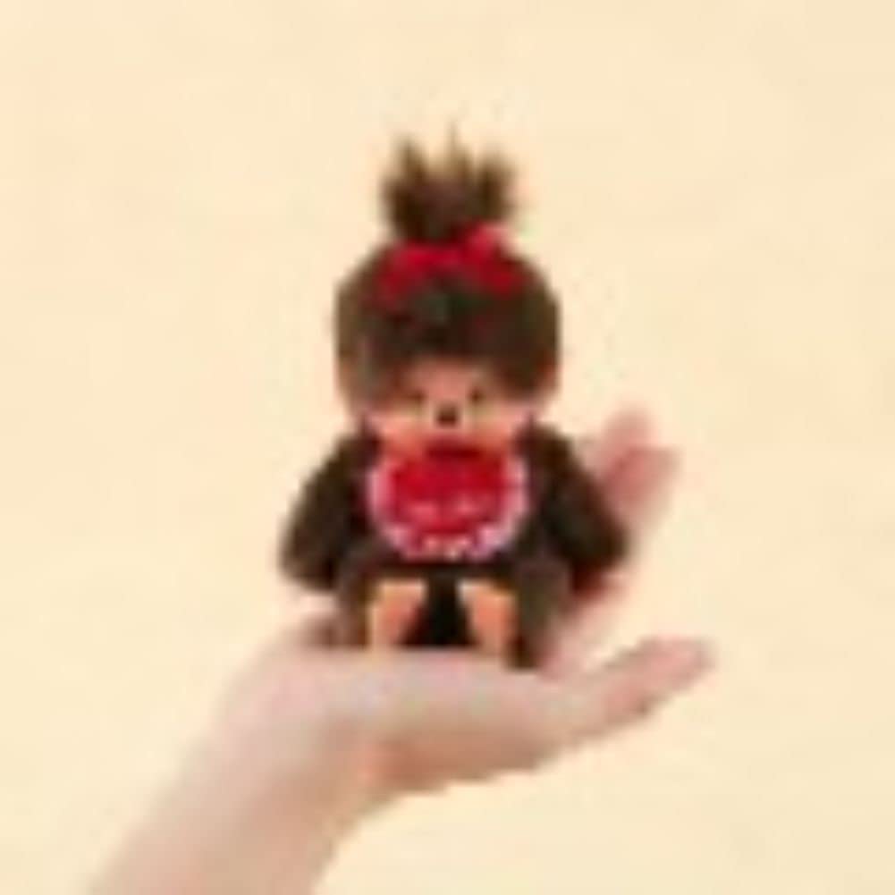 Sekiguchi Monchhichi Premium Standard SS Brown Girl Sitting Plush Toy 226788