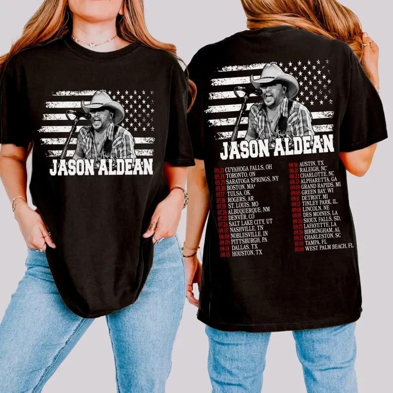 

Jason Aldean Full Throttle Tour 2025 Png, Country Music Concert Tee 4XL