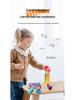 Montessori Shape Recognition Stacking Blocks - Educational Day & Night Wooden Toy for Kids