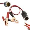 12V-24V Car Cigarette Lighter Socket To Alligator Clip Cord Plug Car Socket Cigarette Extension Male Adapter Battery Lighte T3R8