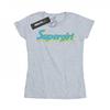 DC Comics Womens/Ladies Supergirl Crackle Logo Cotton T-Shirt