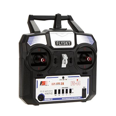 Flysky 2.4GHz 4CH Radio System Transmitter for RC Helicopter Glider with FS-A6 Receiver