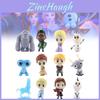 Conjunto de Miniaturas de Princesas com 12 Adoráveis Personagens Elsa, Anna e Olaf para Colecionadores