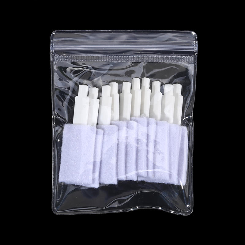 30/50PCS Long Handle Disposable Toilet Brush with Refill Heads Bathroom Crevice Cleaning Scrubber Keyboard Cleaning Tool